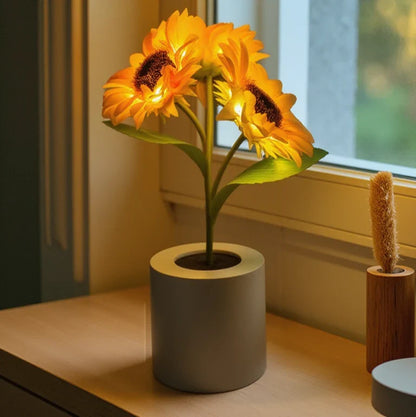 Lavisa - Glowing Sunflower Bouquet Table Lamp