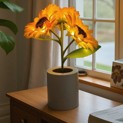Lavisa - Glowing Sunflower Bouquet Table Lamp