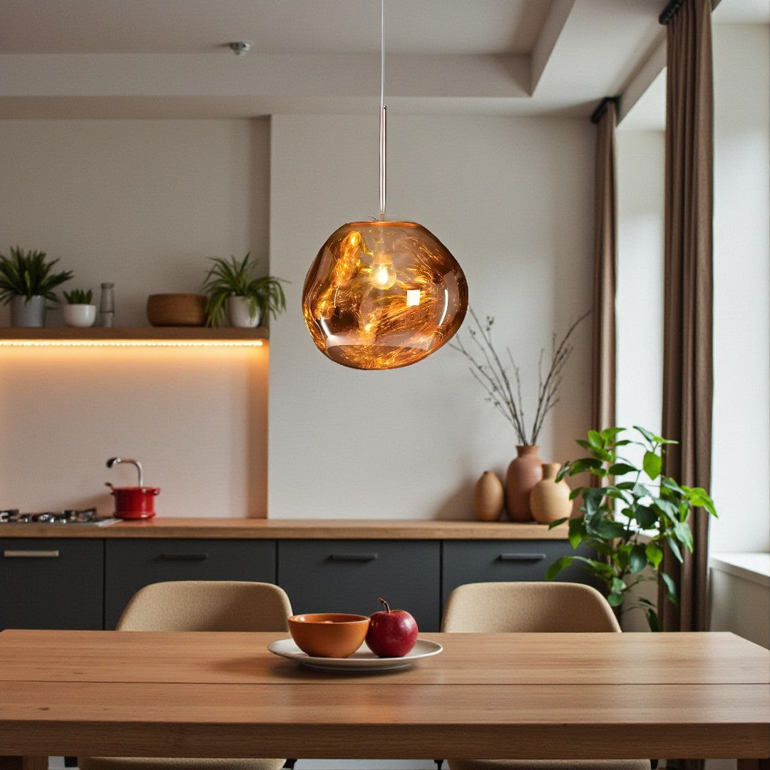 Lavisa - Irregular Globe Hanging Pendant Light