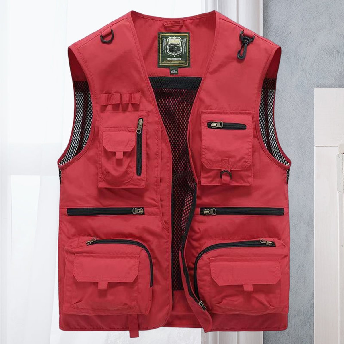 Lavisa - Mens Gilet Multi-Pocket Lightweight Outdoor Fishing Vest