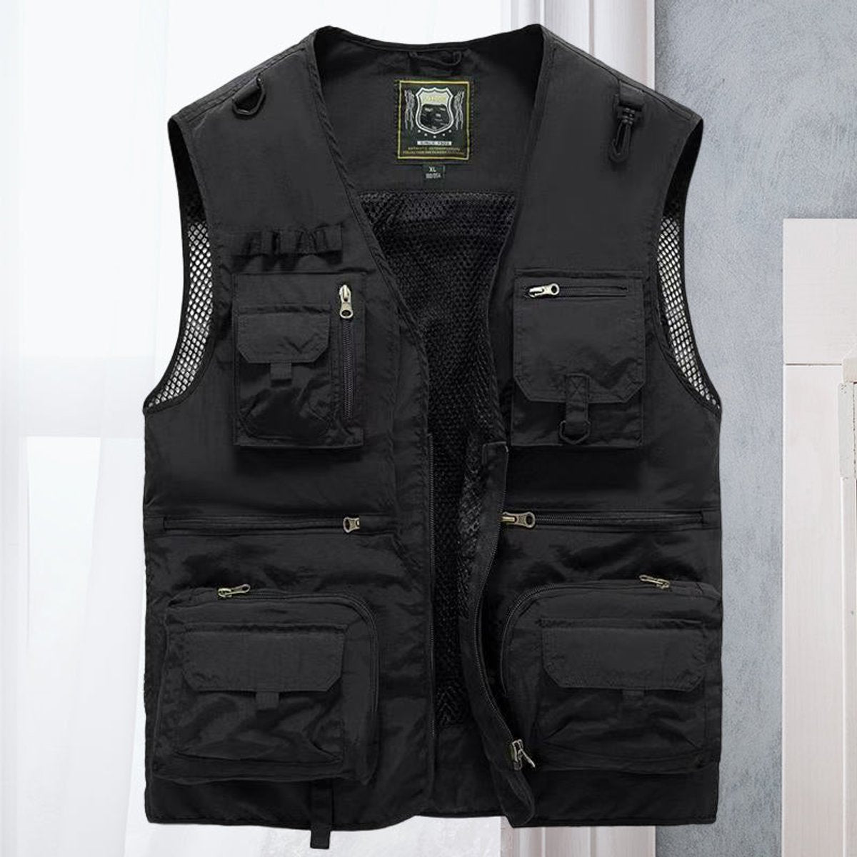 Lavisa - Mens Gilet Multi-Pocket Lightweight Outdoor Fishing Vest