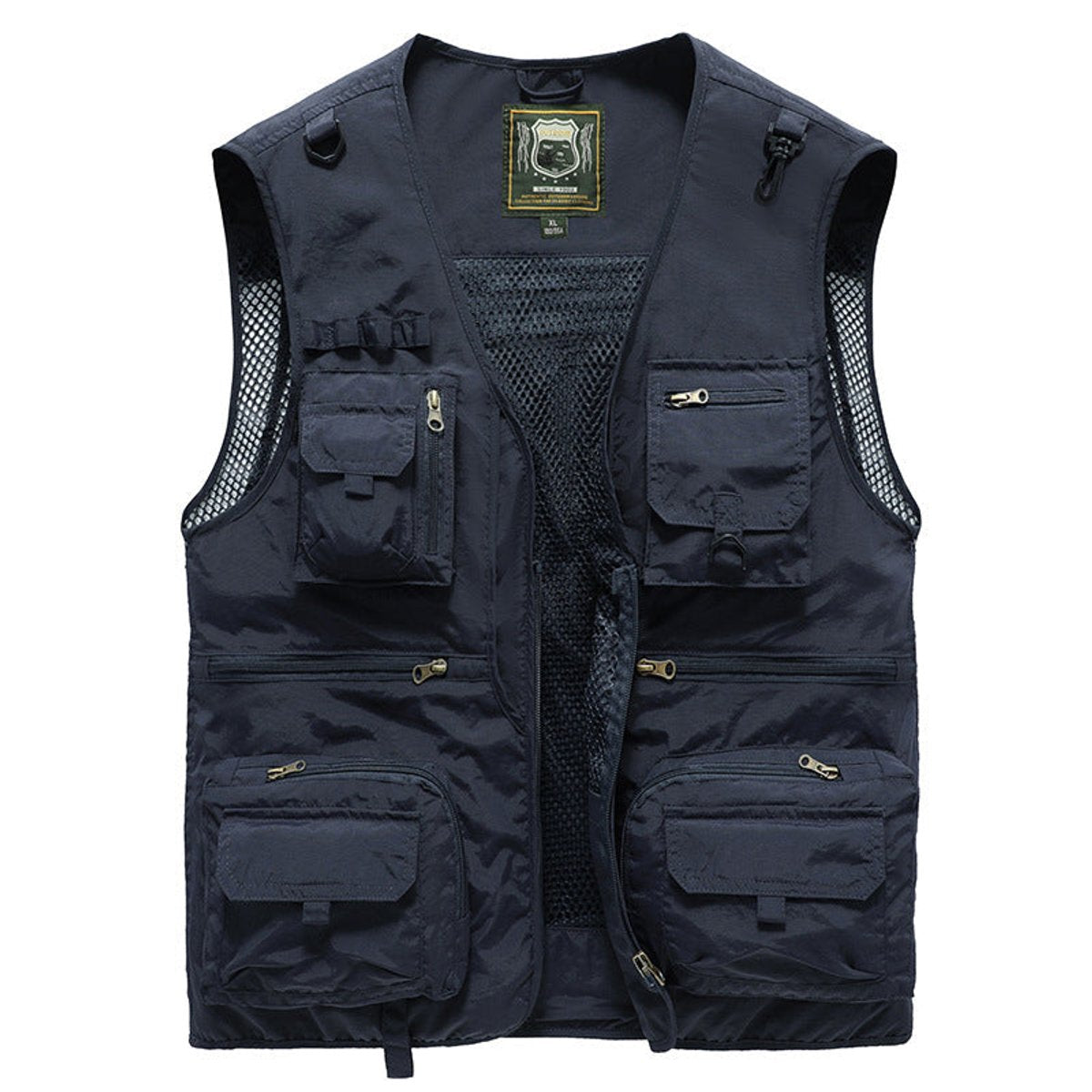 Lavisa - Mens Gilet Multi-Pocket Lightweight Outdoor Fishing Vest