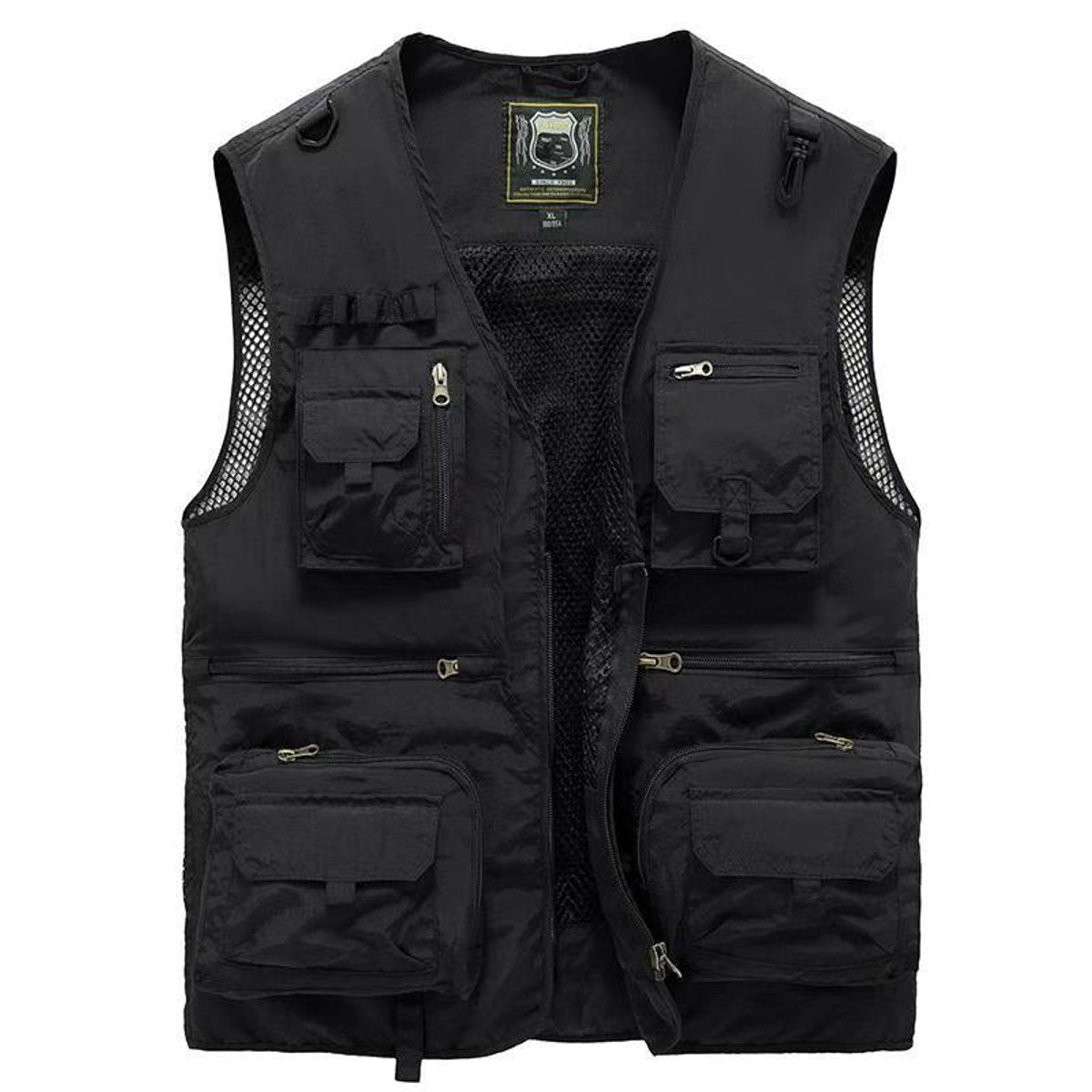 Lavisa - Mens Gilet Multi-Pocket Lightweight Outdoor Fishing Vest