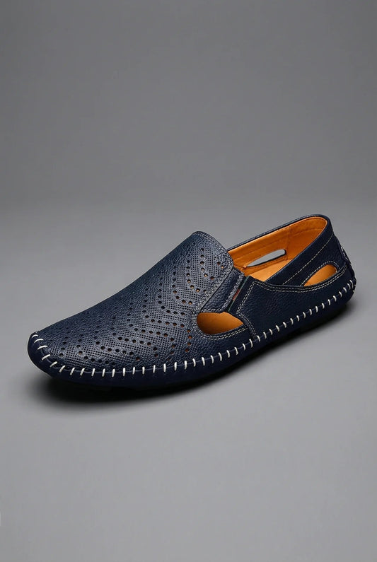 Lavisa - Men's Perforated Slip-On Breathable Summer Loafers