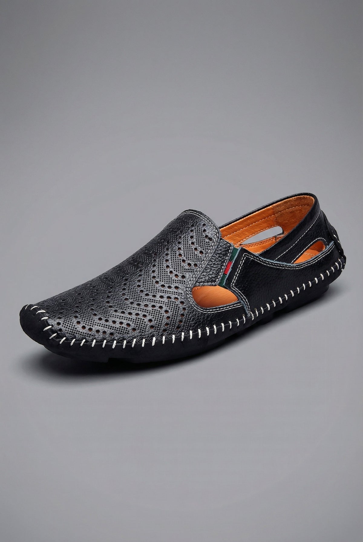 Men's Perforated Slip-On Breathable Summer Loafers - Variant Style 6 | Lavisa