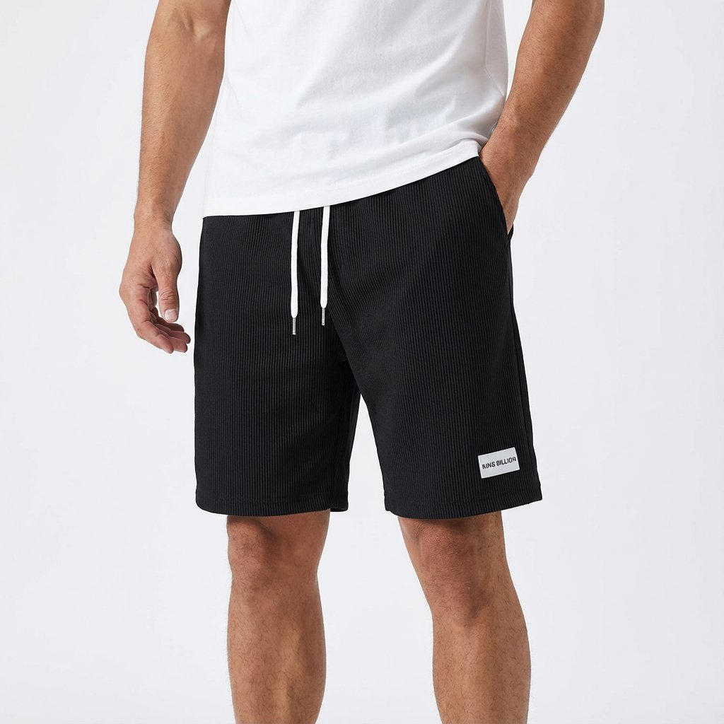 Lavisa - Men's Relaxed-Fit Corduroy Drawstring Shorts