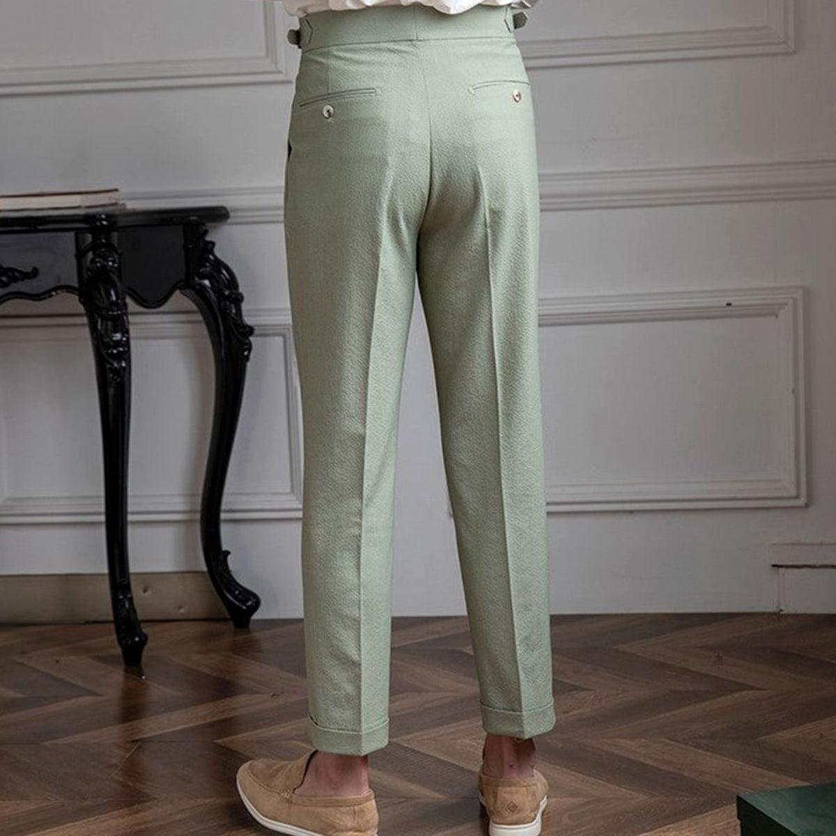 Lavisa - Men's Tailored Pleated Trousers