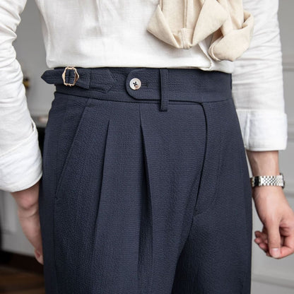 Lavisa - Men's Tailored Pleated Trousers