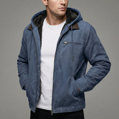 Lavisa - Men's Winter Coat Multiple Zip Pockets Outdoor Casual