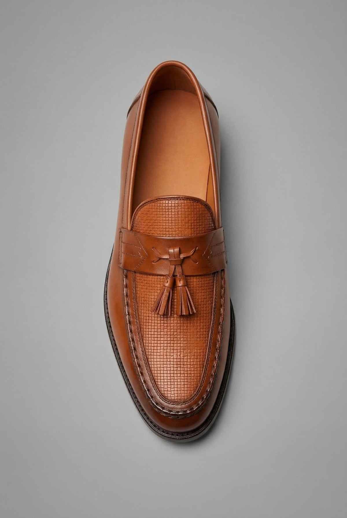 Men's Woven Tassel Slip-On Loafers Smart Formal Shoes - Variant Style 8 | Lavisa