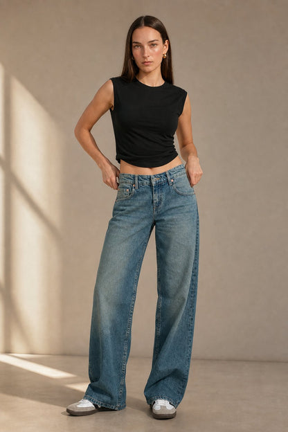 Lavisa - Miley Wide Leg Denim Jeans
