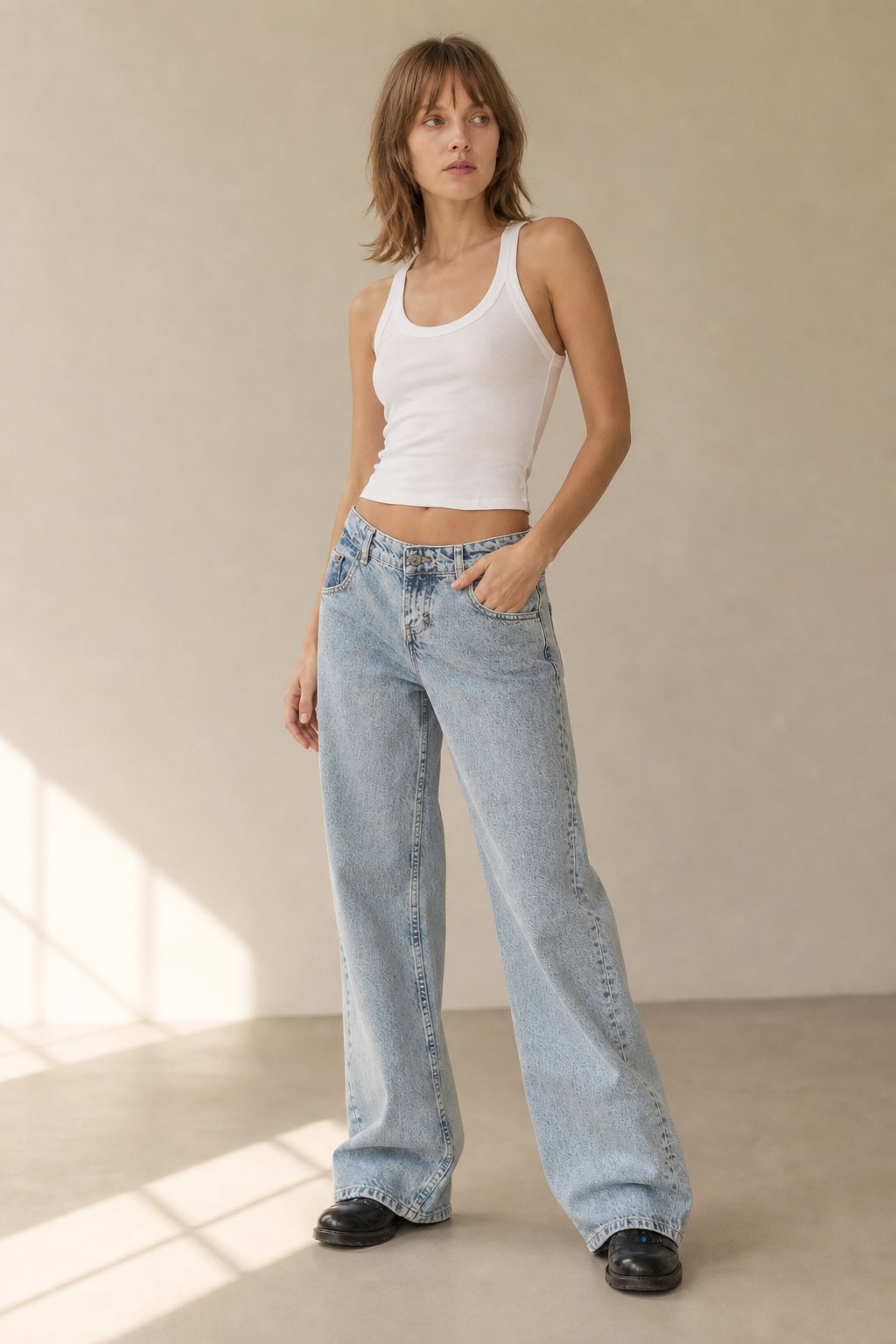 Lavisa - Miley Wide Leg Denim Jeans