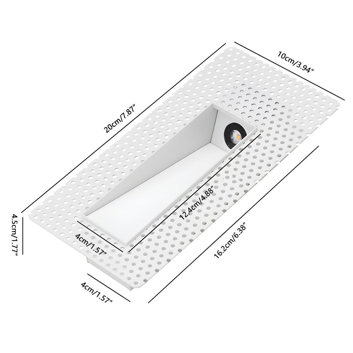 Lavisa - Minimalist LED Recessed Wall Sconce