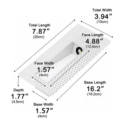 Lavisa - Motion Sensor LED Recessed Stairway Light