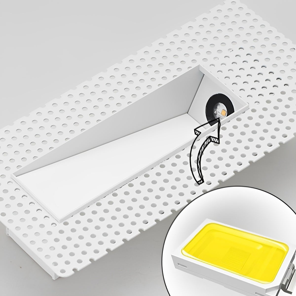 Lavisa - Motion Sensor LED Recessed Stairway Light