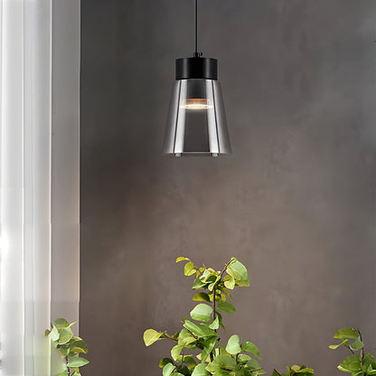 Lavisa - Smoke Gray Glass COB Pendant Light