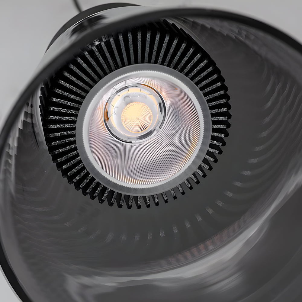 Lavisa - Smoke Gray Glass COB Pendant Light
