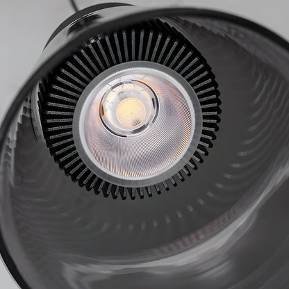 Lavisa - Smoke Gray Glass COB Pendant Light