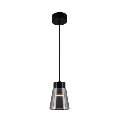 Lavisa - Smoke Gray Glass COB Pendant Light