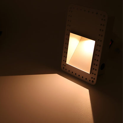 Lavisa - Square LED Recessed Step Light - Modern Minimalist Hallway Foot Lamp