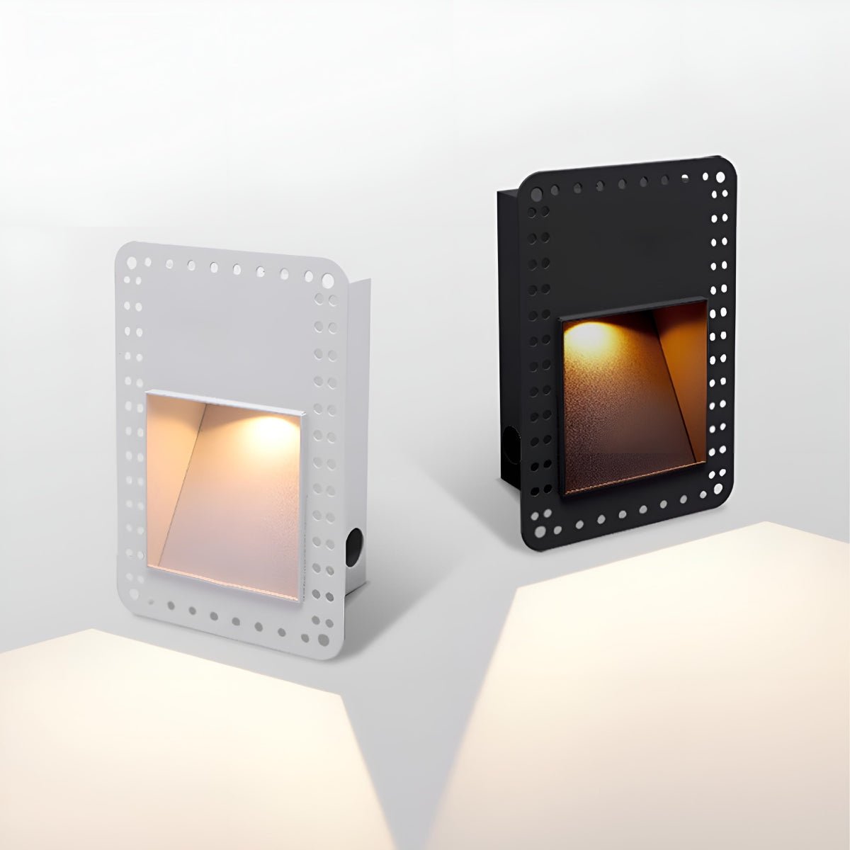 Lavisa - Square LED Recessed Step Light - Modern Minimalist Hallway Foot Lamp