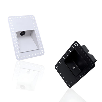 Lavisa - Square LED Recessed Step Light - Modern Minimalist Hallway Foot Lamp