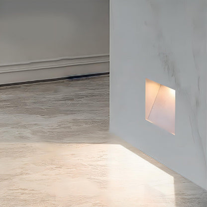 Lavisa - Square LED Recessed Step Light - Modern Minimalist Hallway Foot Lamp