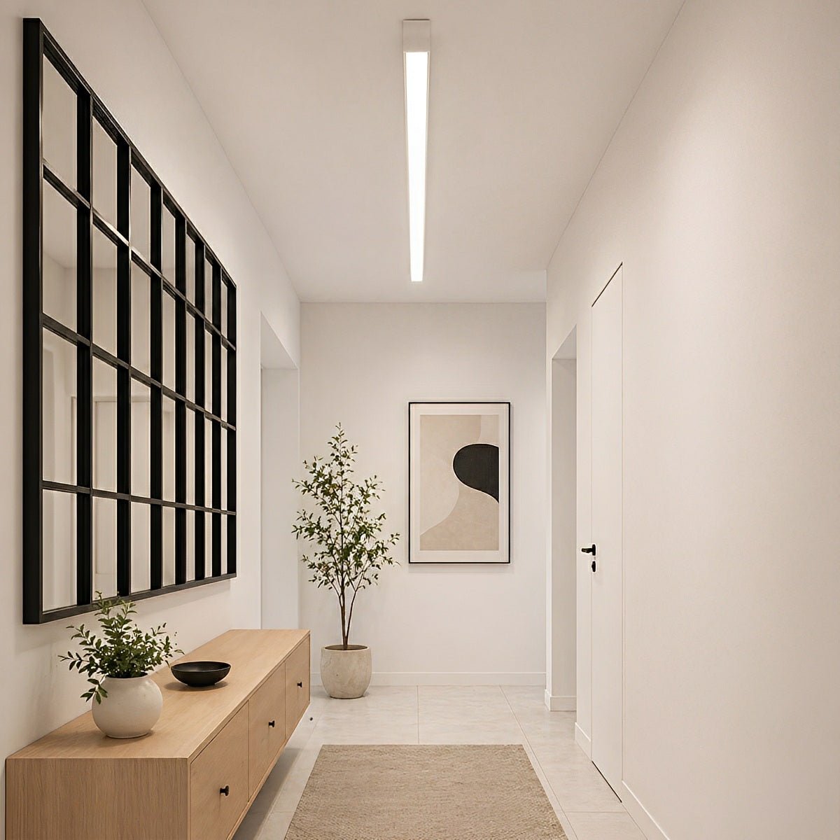 Lavisa - Modern LED Ceiling Light Strip Dimmable Chandelier