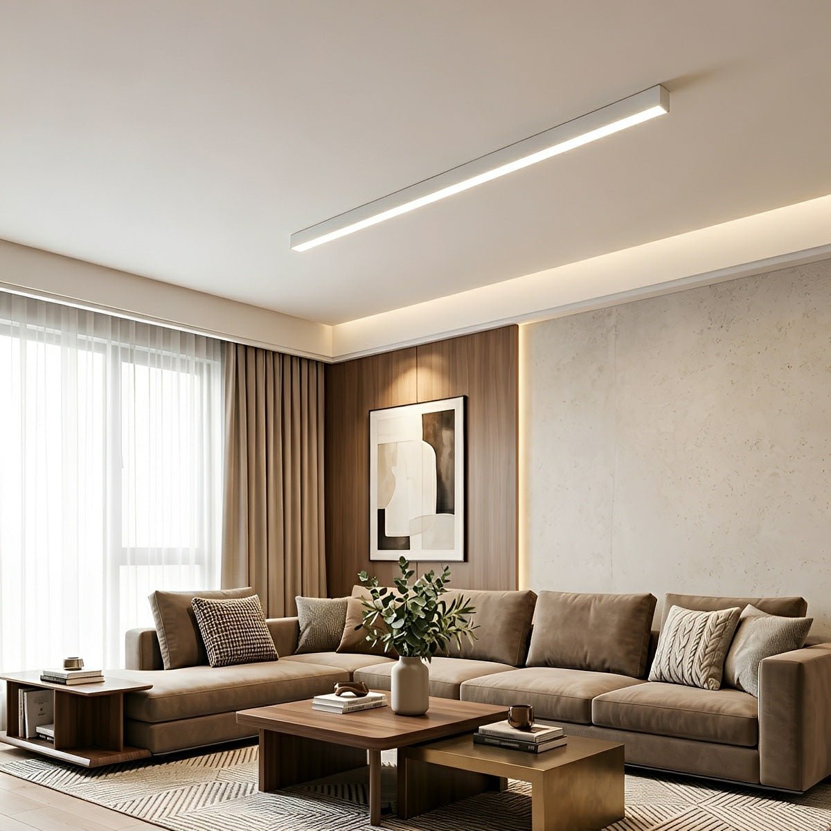 Lavisa - Modern LED Ceiling Light Strip Dimmable Chandelier
