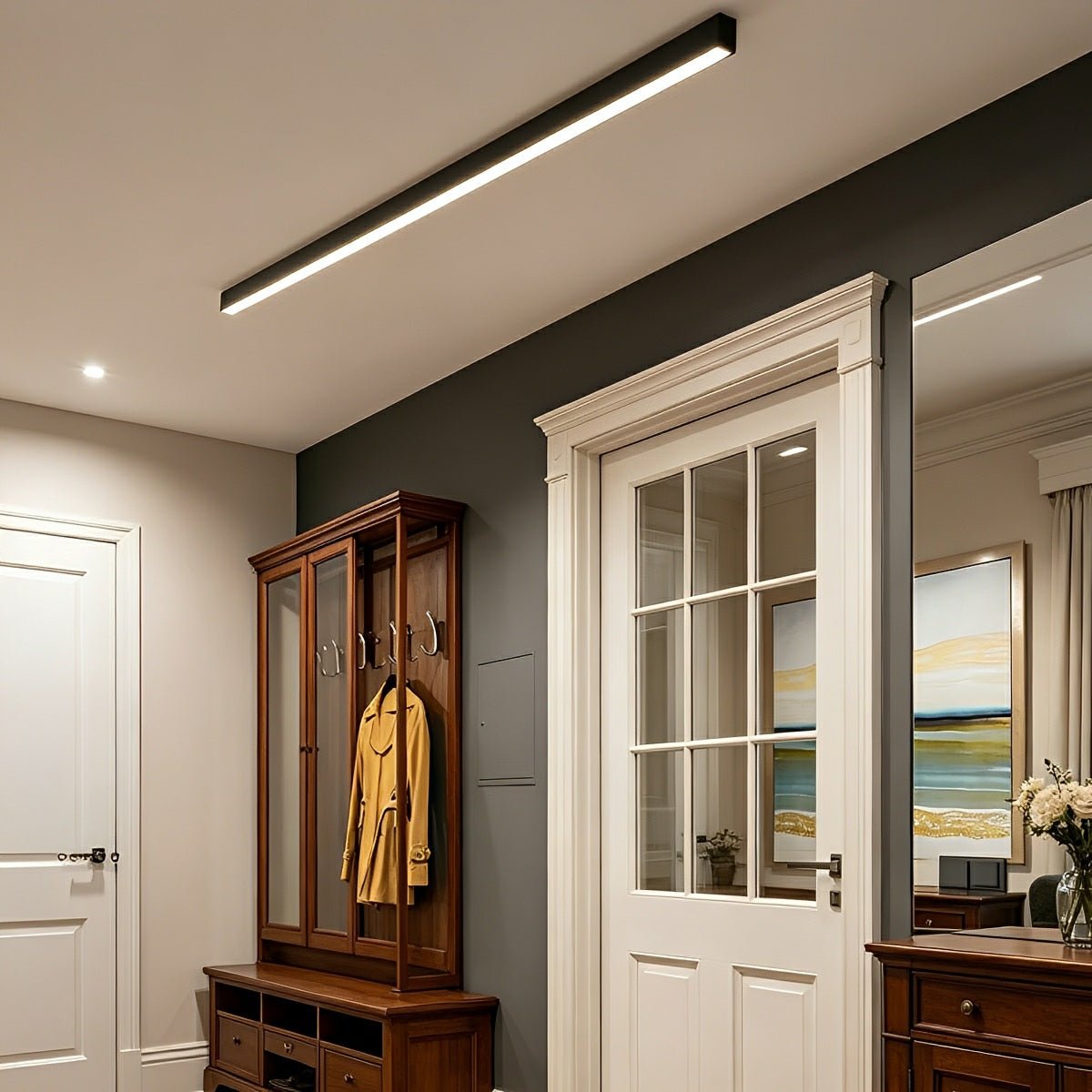 Lavisa - Modern LED Ceiling Light Strip Dimmable Chandelier