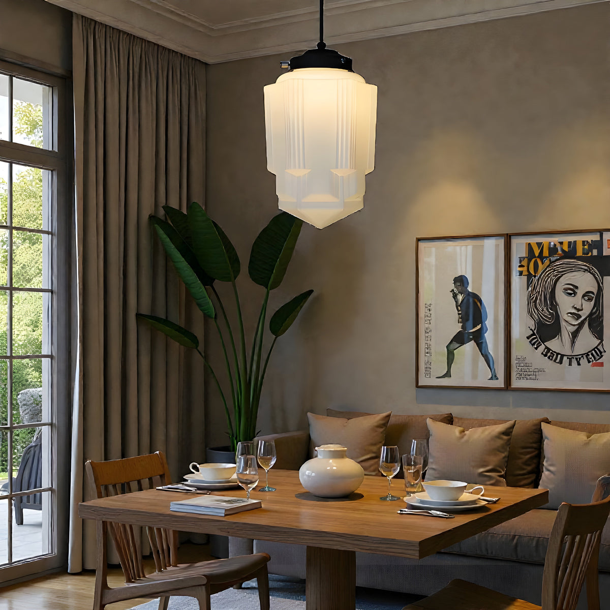 Lavisa - Retro Art Deco Pendant Light