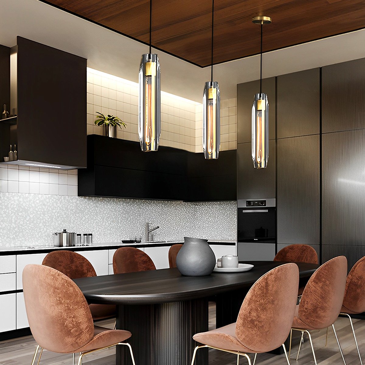 Lavisa - Modern Crystal Pendant Light Luxury Hanging Ceiling Fixture