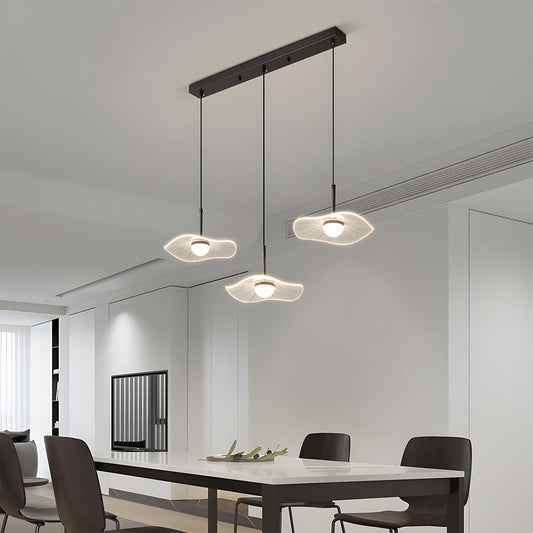 Lavisa - Modern Copper Lotus Leaf Bar LED Pendant Light