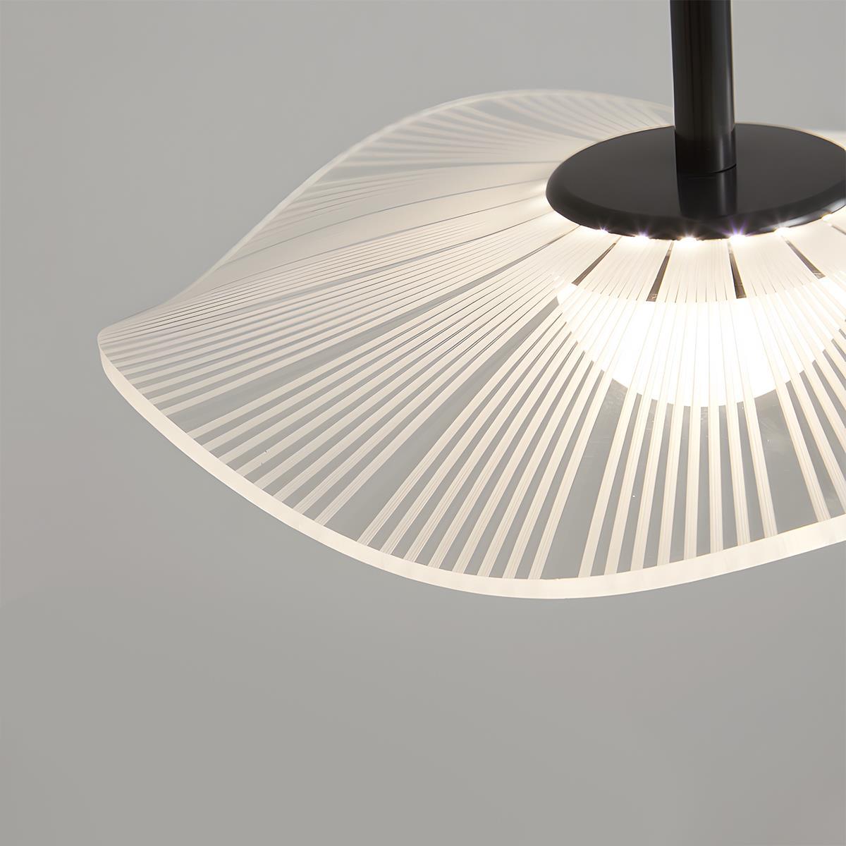 Lavisa - Modern Copper Lotus Leaf Bar LED Pendant Light