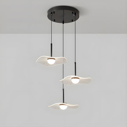 Lavisa - Modern Copper Lotus Leaf Bar LED Pendant Light