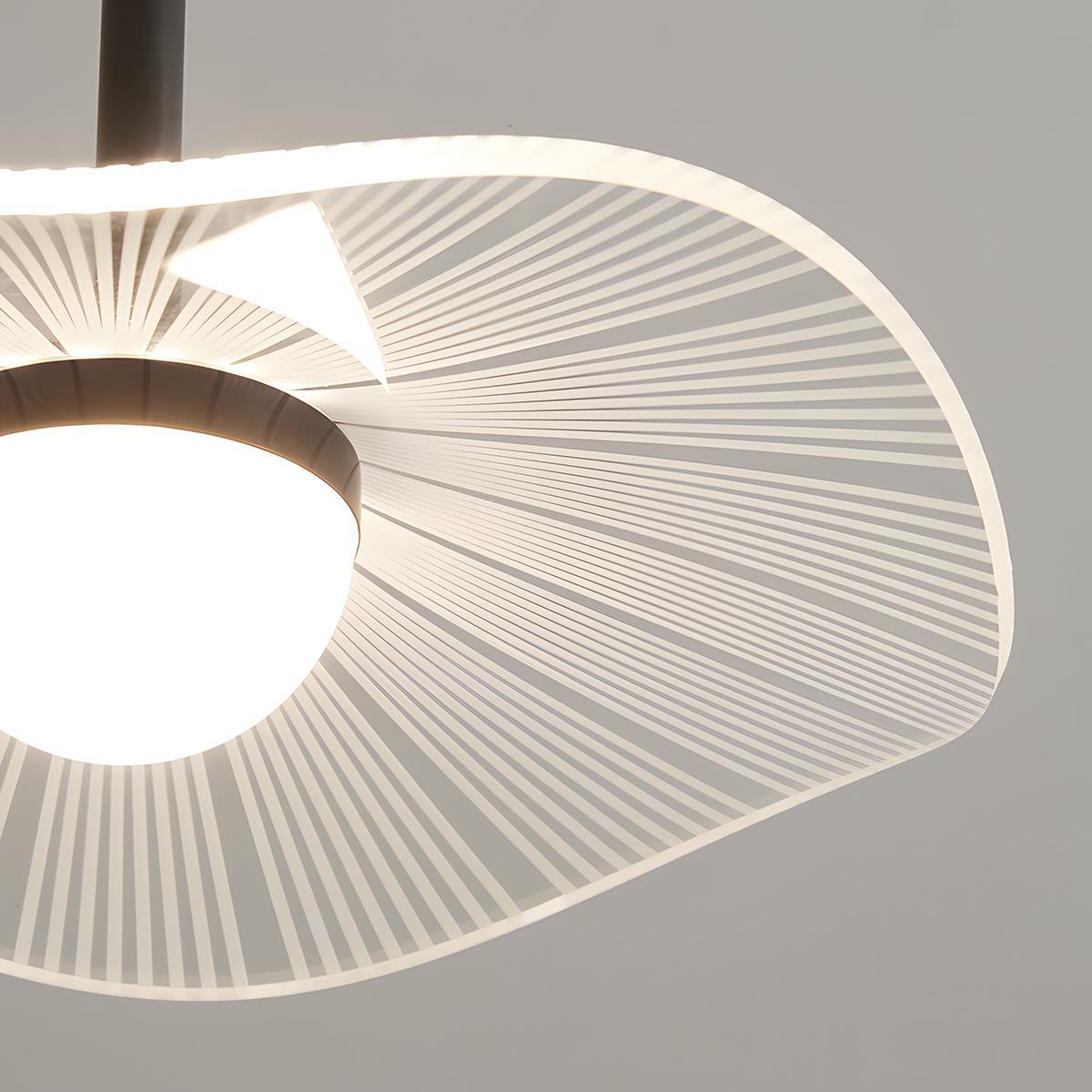 Lavisa - Modern Copper Lotus Leaf Bar LED Pendant Light