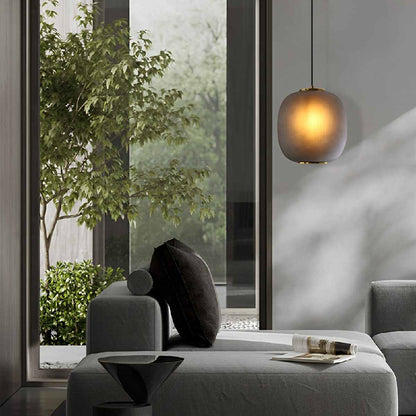Lavisa - Modern Globe Glass Lantern LED Pendant Light