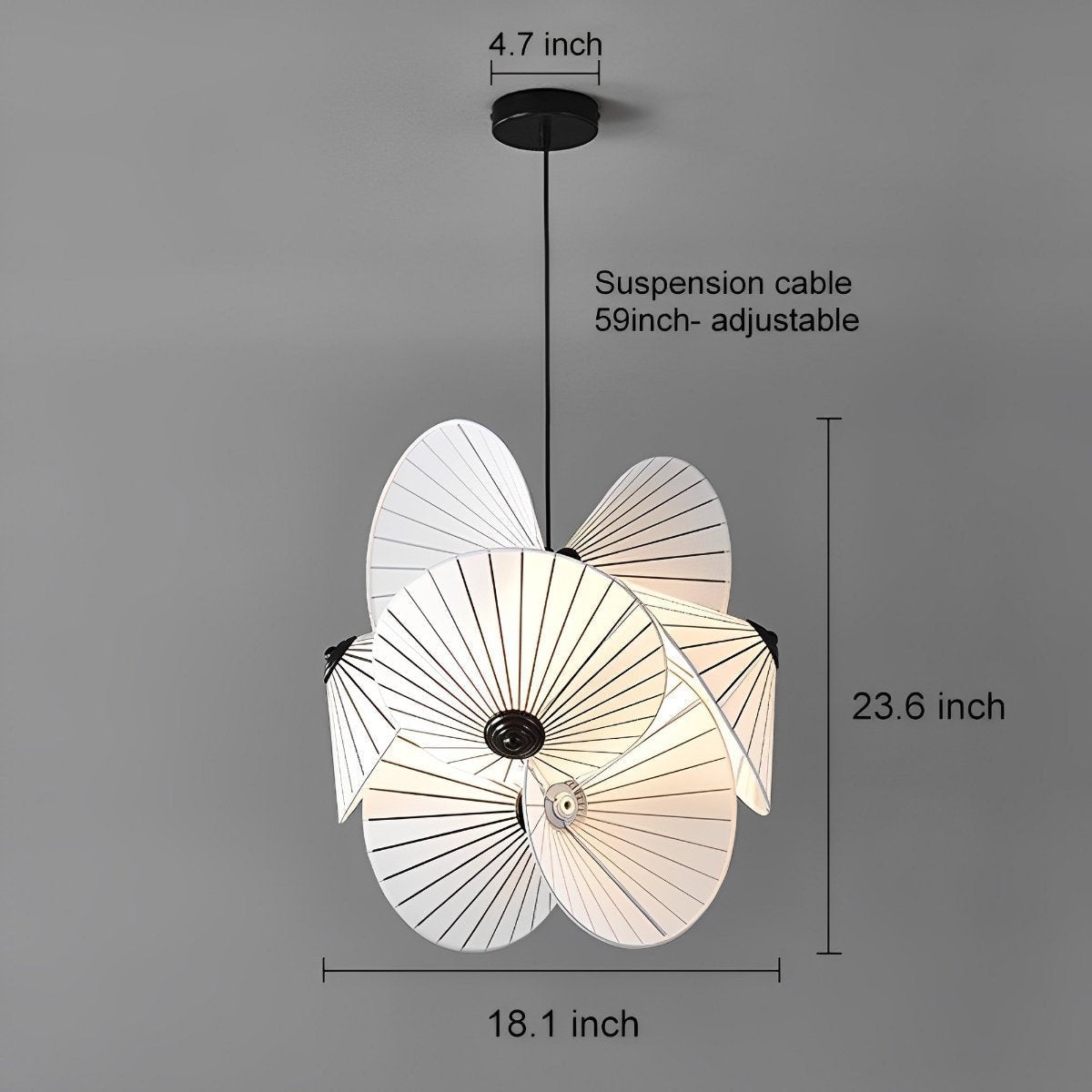 Lavisa - Modern Creative Umbrella Art Chandelier Light