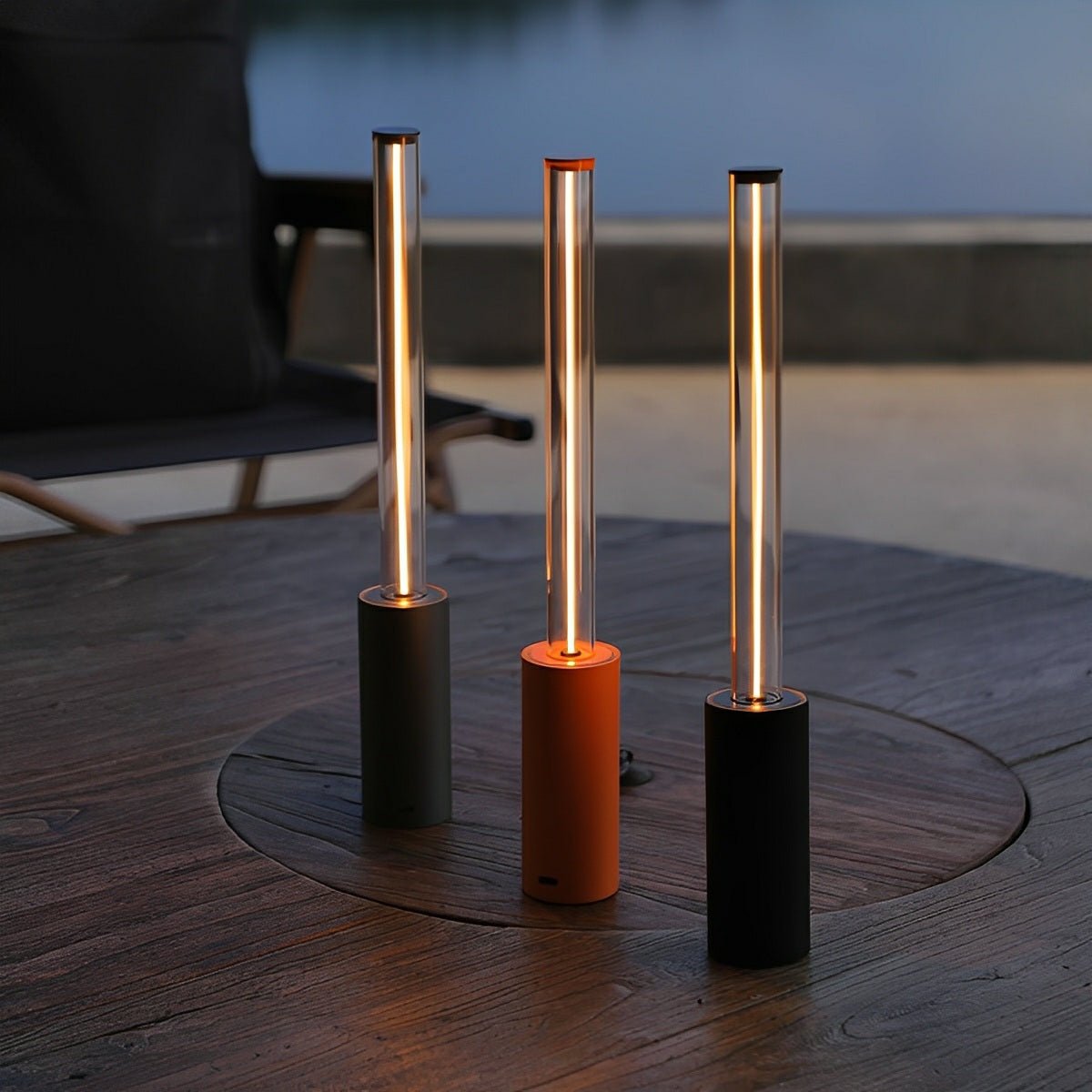Lavisa - Modern Cylinder Dimmable LED Table Lamp