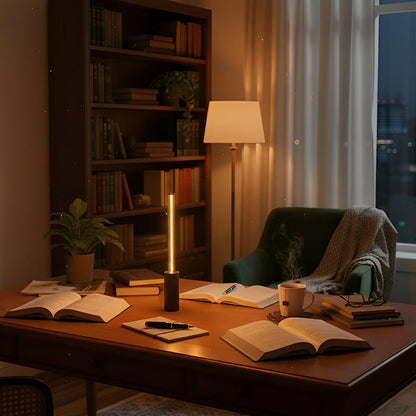 Lavisa - Modern Cylinder Dimmable LED Table Lamp