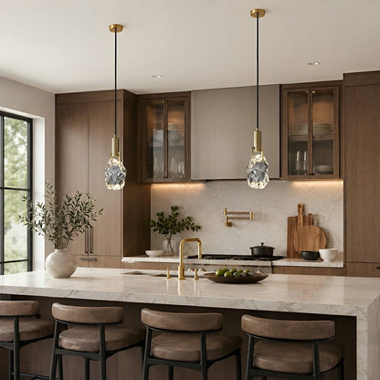 Lavisa - Modern Geometric Crystal Pendant Light