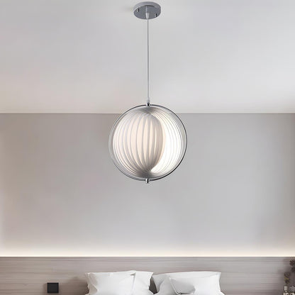 Lavisa - Modern Pleated Blinds Globe LED Pendant Light