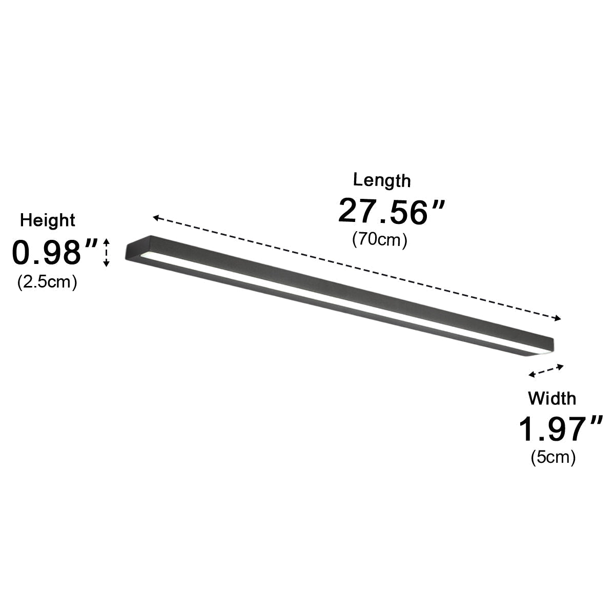 Lavisa - Modern LED Vanity Mirror Wall Sconce