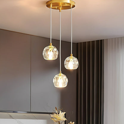 Lavisa - Modern Luxury Brass Crystal Pendant Light
