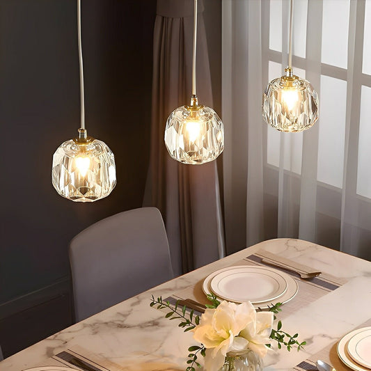 Lavisa - Modern Luxury Brass Crystal Pendant Light