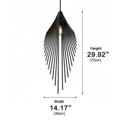 Lavisa - Modern Luxury Sculptural Feather LED Pendant Light