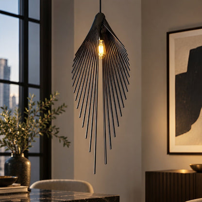 Lavisa - Modern Luxury Sculptural Feather LED Pendant Light