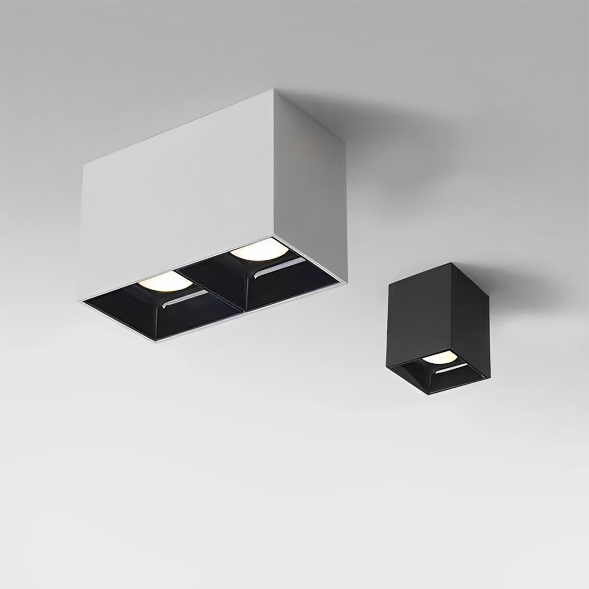 Lavisa - Modern Minimalist Aluminum Square COB Ceiling Spot Light