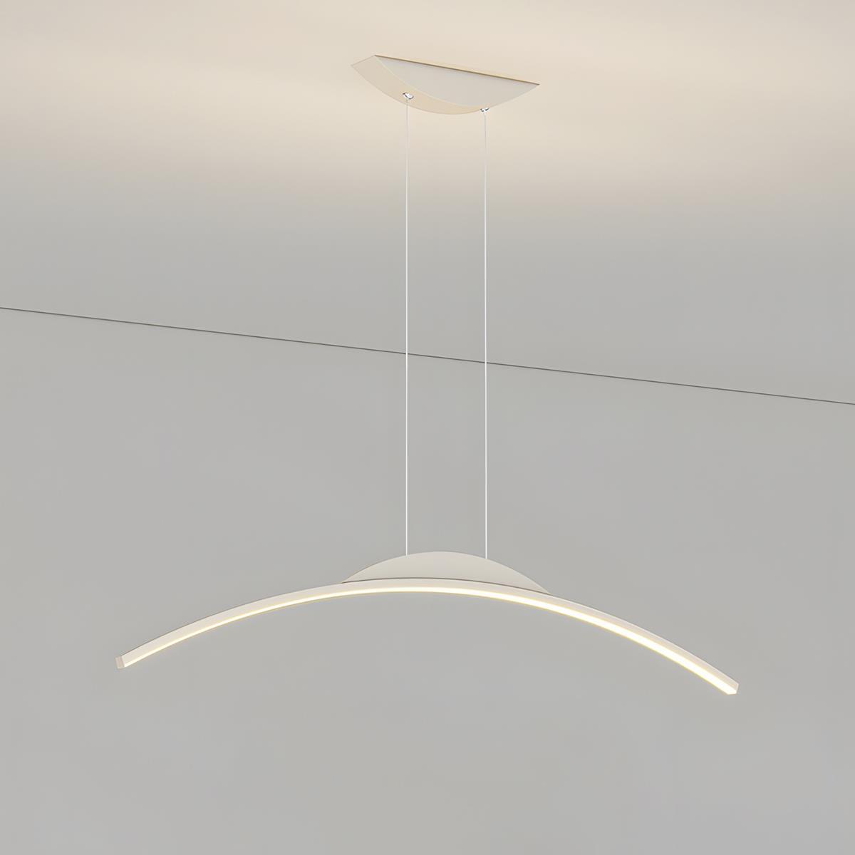 Lavisa - Modern Minimalist Arc Arch LED Strip Pendant Light