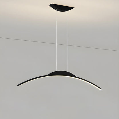 Lavisa - Modern Minimalist Arc Arch LED Strip Pendant Light